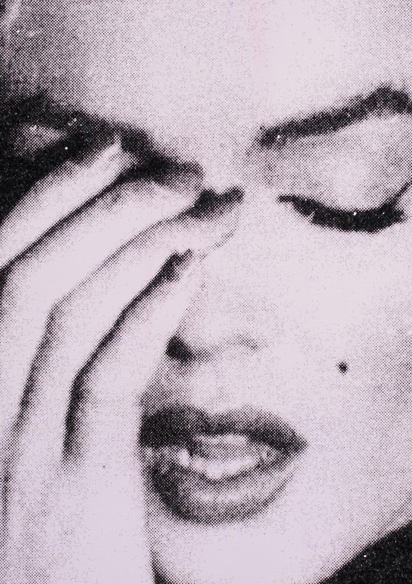 Marilyn Llorando (Polaris Rosa) - Painting de Russell Young