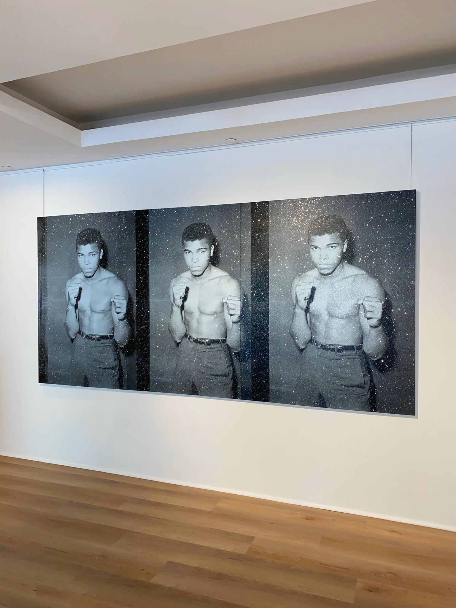 Ali, Triptych - Photograph by Russell Young