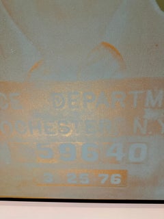 Bowie- Acqua & Gold - Galleggia in una cornice nera - Firmato sul retro. 1/1