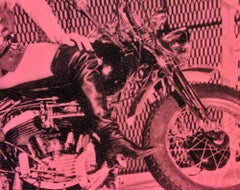 Bardot on Motorcycle (Pink)