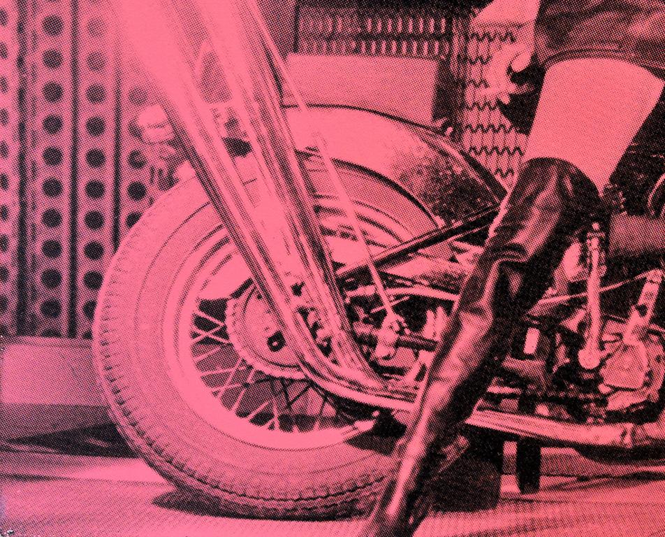 Bardot on Motorcycle (Pink) For Sale 5