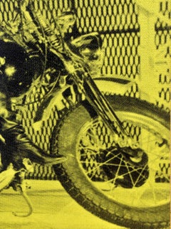 Bardot on Motorcyle (Green)