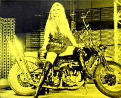 Bardot on Motorcyle (Green)