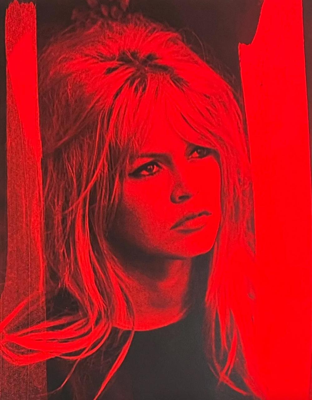 Russell Young Portrait Print - Brigitte Bardot