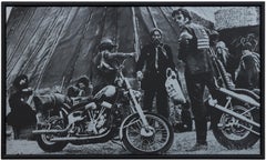 Easy Rider - Motorcycle Gang, Screenprint on Canvas, 2007