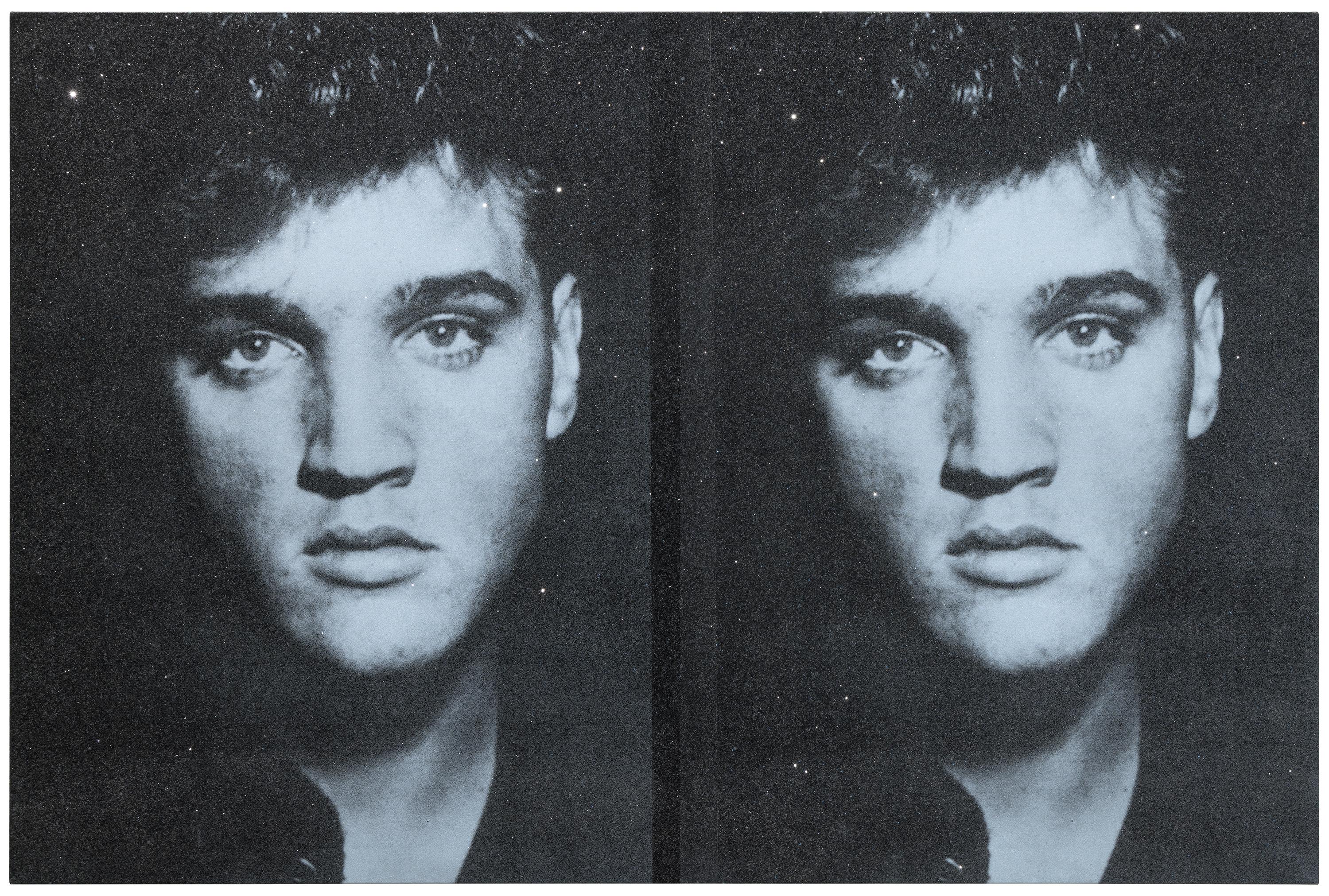 Elvis Heartbreak Hotel - Pop Art Screenprint Double Portrait, Signed