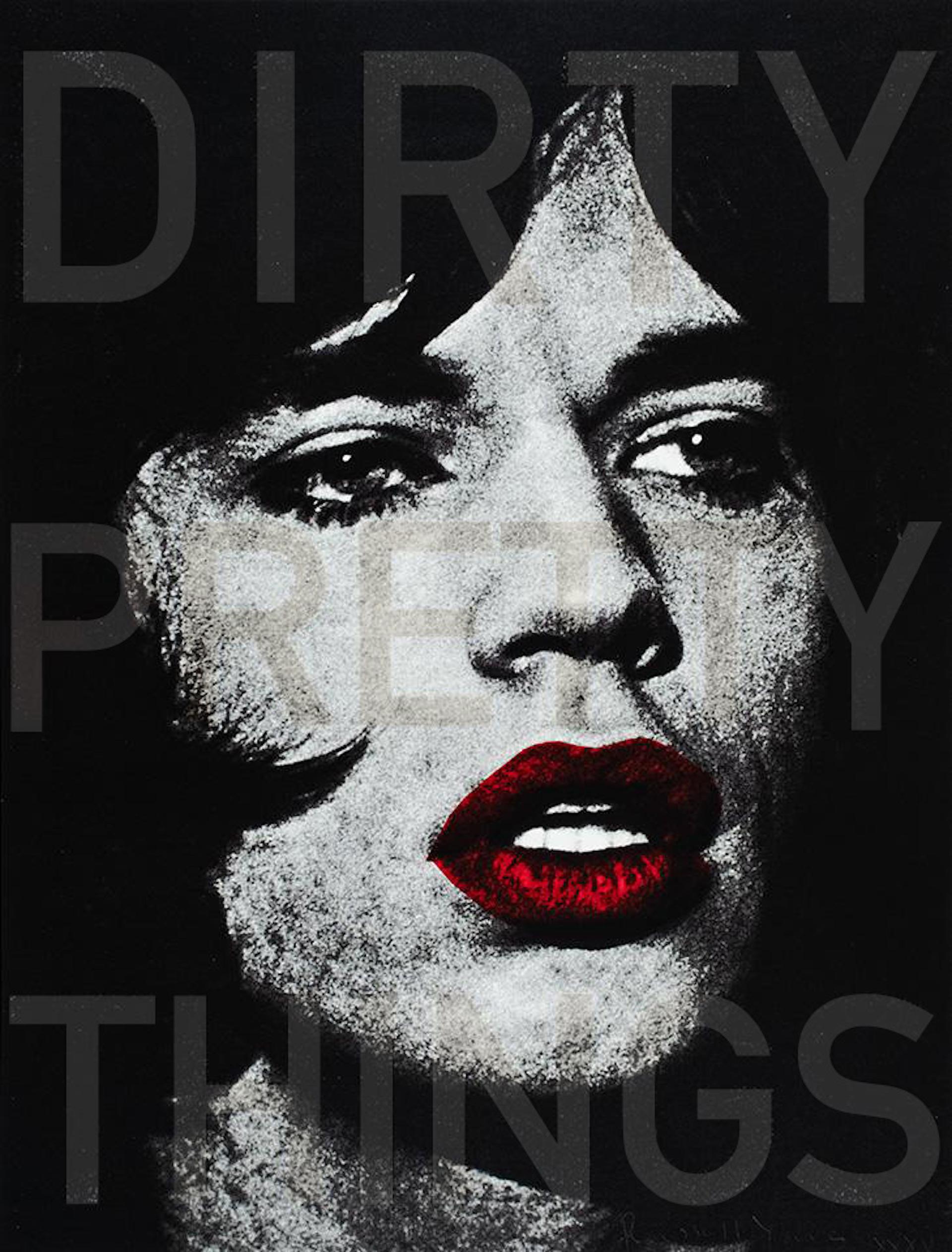 Russell Young Portrait Print - Jagger (Dirty Pretty Things)