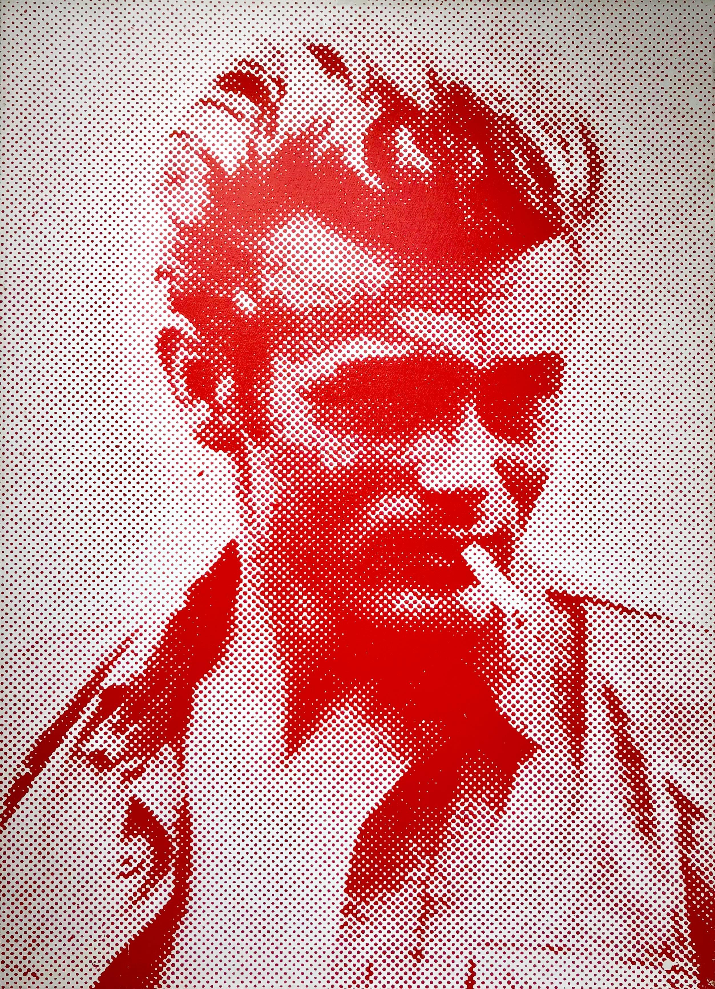 Russell Young James Dean (Red and White) For Sale at 1stDibs