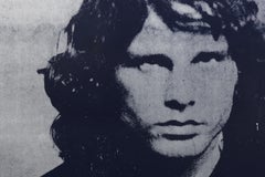 Jim Morrison - Portrait en sérigraphie acrylique sur toile, 2007