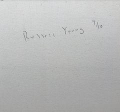 Russell Young, Jimi Hendrix Mug Shot, acrylic screen on canvas