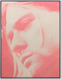 Kurt Cobain - Pop Art Screenprint on Linen, Signed, 21st Century