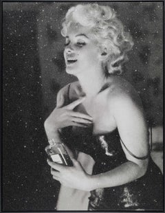 "Marilyn Chanel Diamond [Queens White (B+W Bright White)]" sérigraphie sur lin
