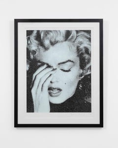 Marilyn Crying, Cloud Blue & Black