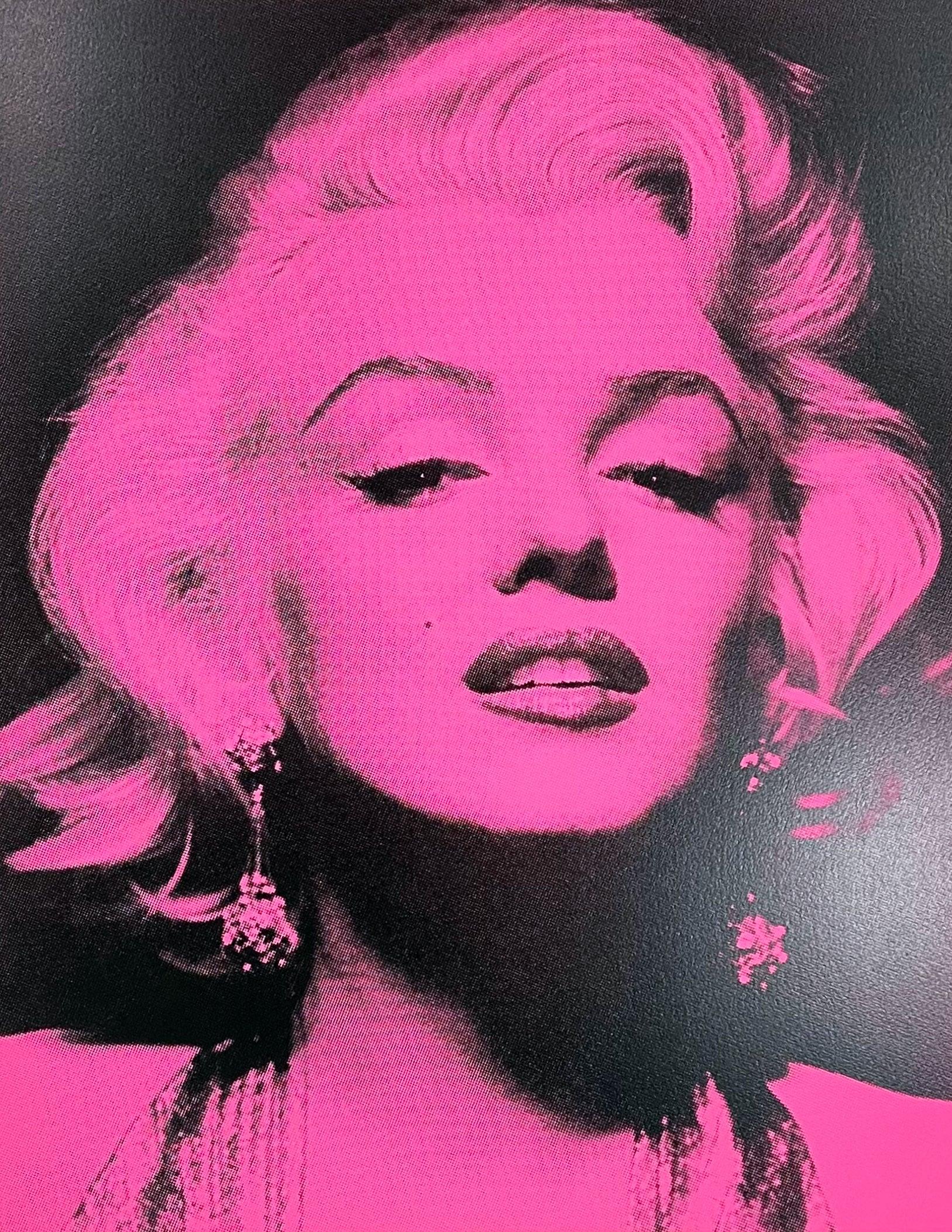 Russell Young Portrait Print - Marilyn Portrait (Magenta)