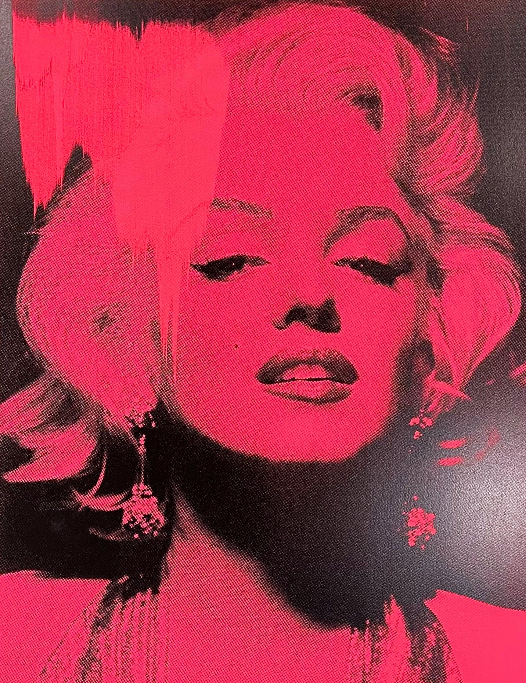 Portrait Marilyn (rouge)