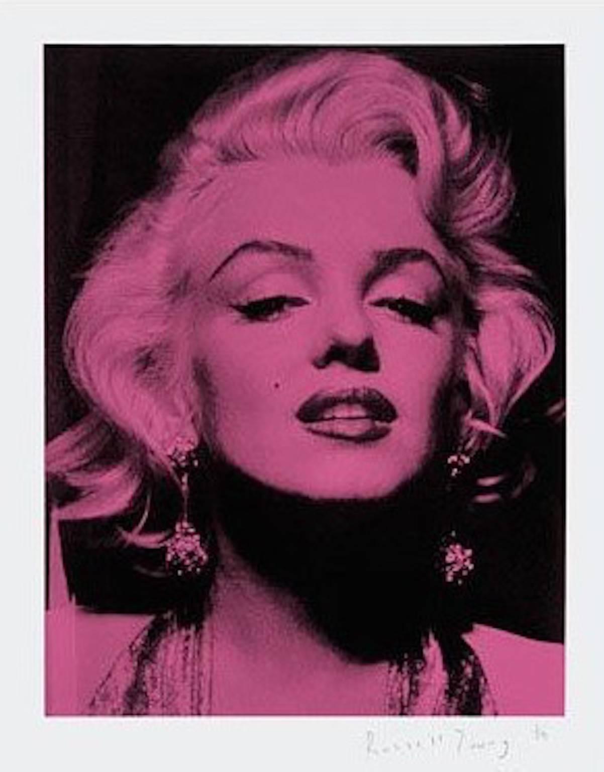 Marilyn, Portrait - Print by Russell Young