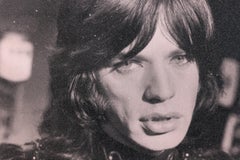 Mick Jagger (Sympathy for the Devil) - Serigrafía Única sobre Lino Retrato