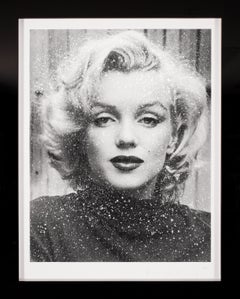 Russell Young, Marilyn with Diamond Dust in Black & White,  2019