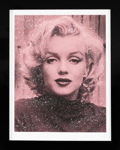 Russell Young, Marilyn mit Diamantstaub in Rose Pink, 2019