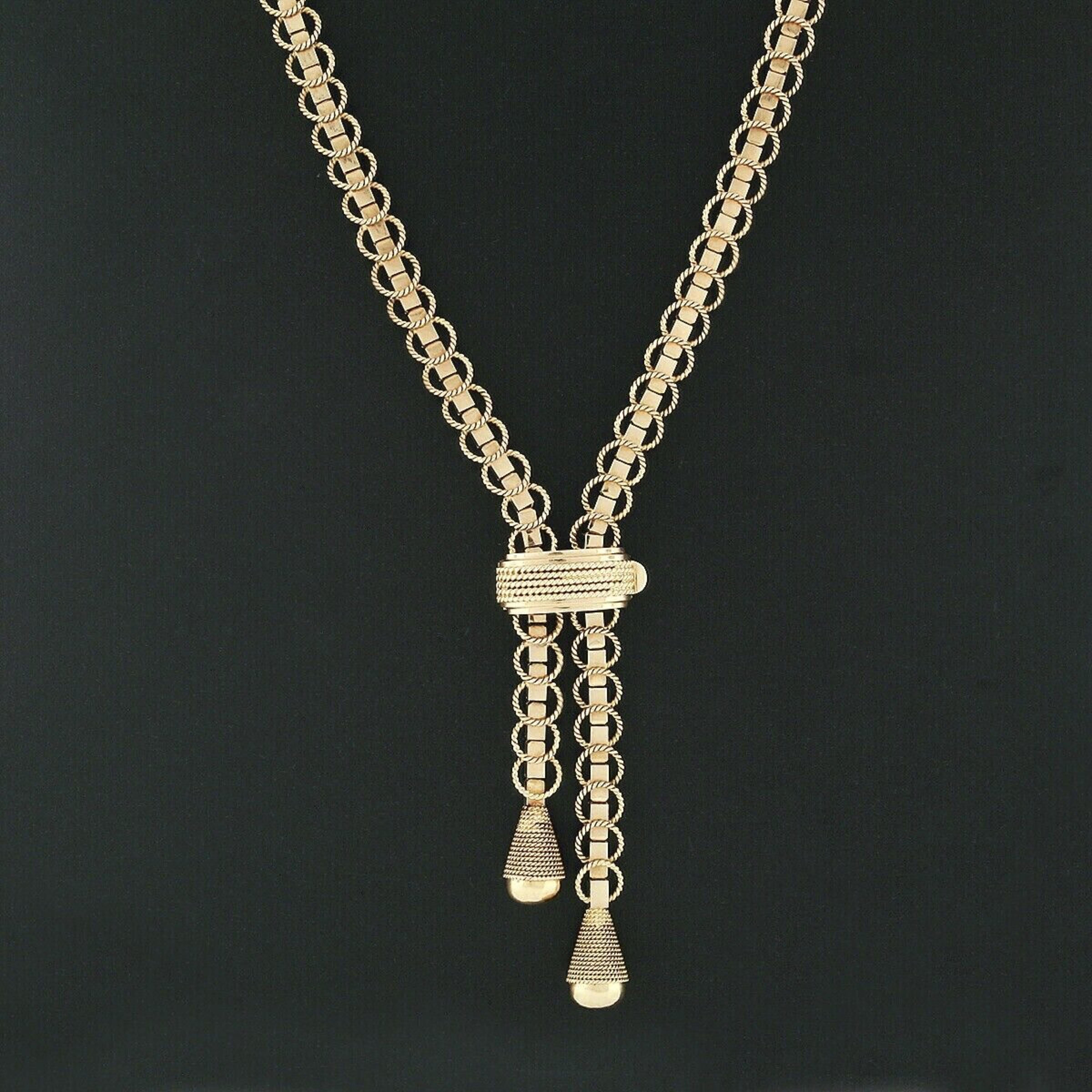 thick rose gold necklace