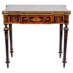 Russian 19th Century Marquetry Game Table, 1820