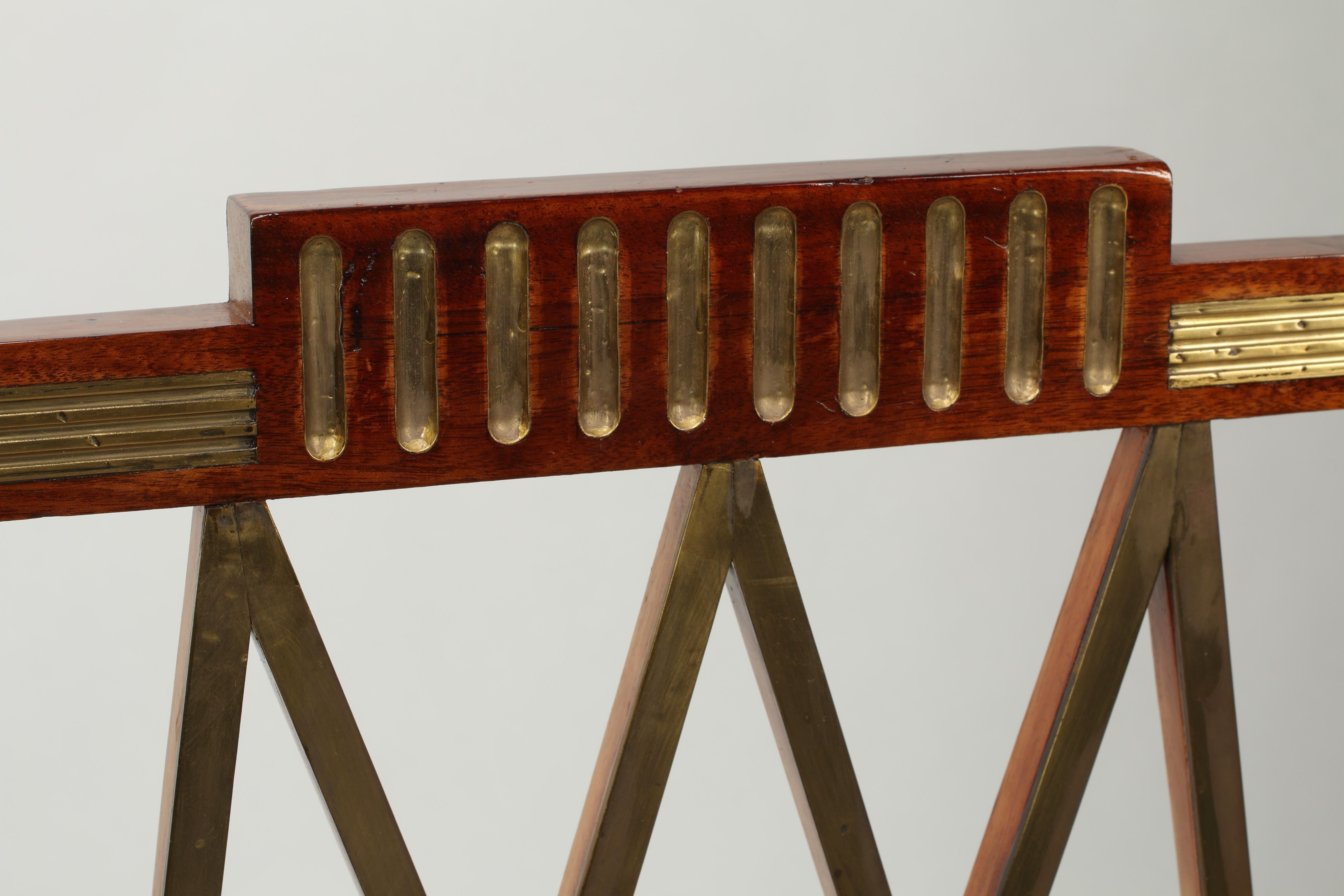 Russian 19th Century Neoclassical Brass Mounted Chairs For Sale 2