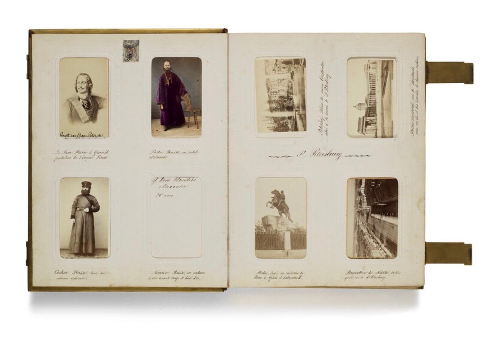 Russian 19th Century Photo Album, 1860s, a Russian Traveller's Album 1