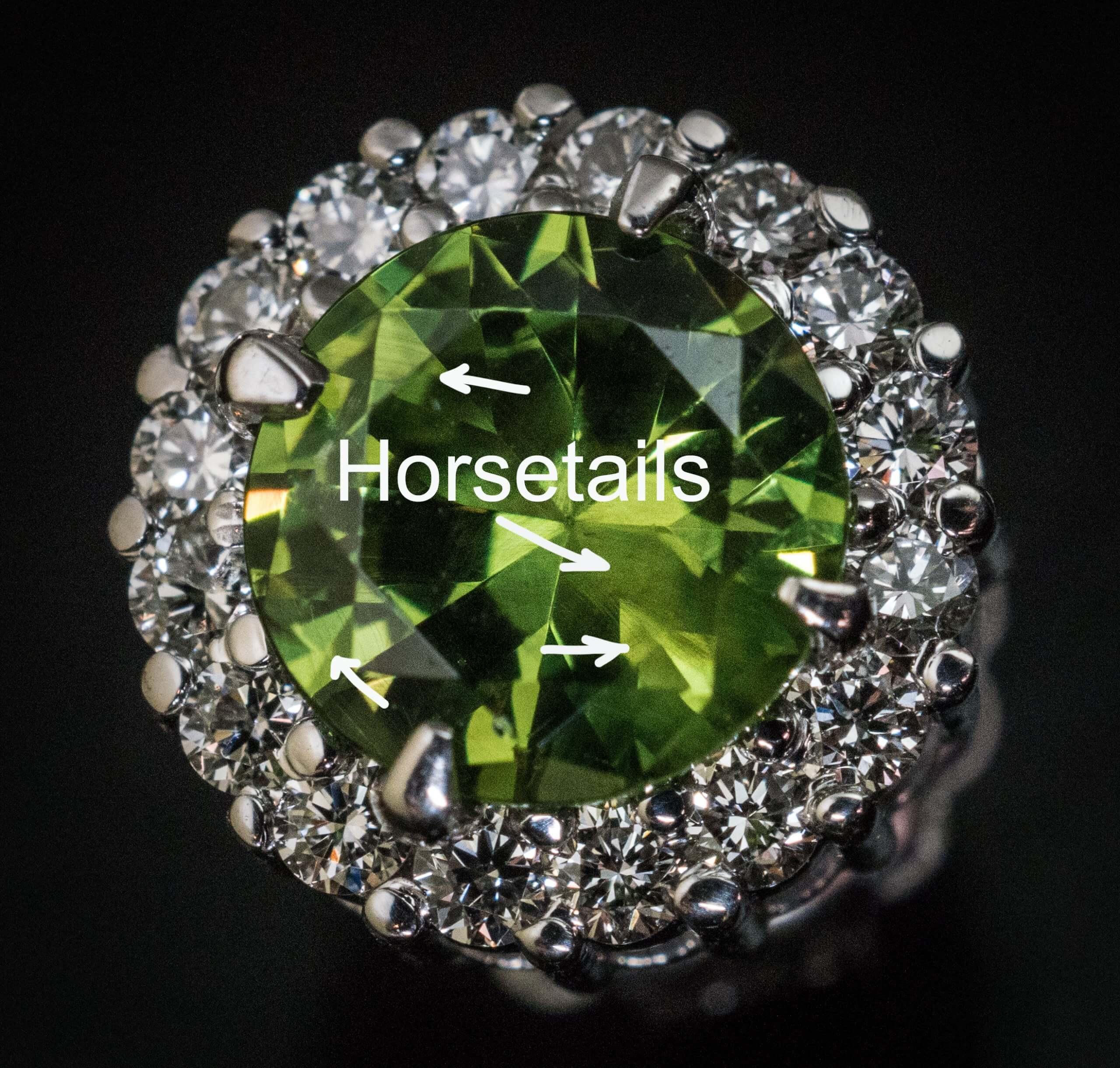 Russian 2.12ct Demantoid Diamond Stud Earrings In New Condition For Sale In Chicago, IL