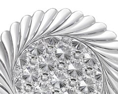 Russian and Pillar Cut Glass Plate by Hawkes