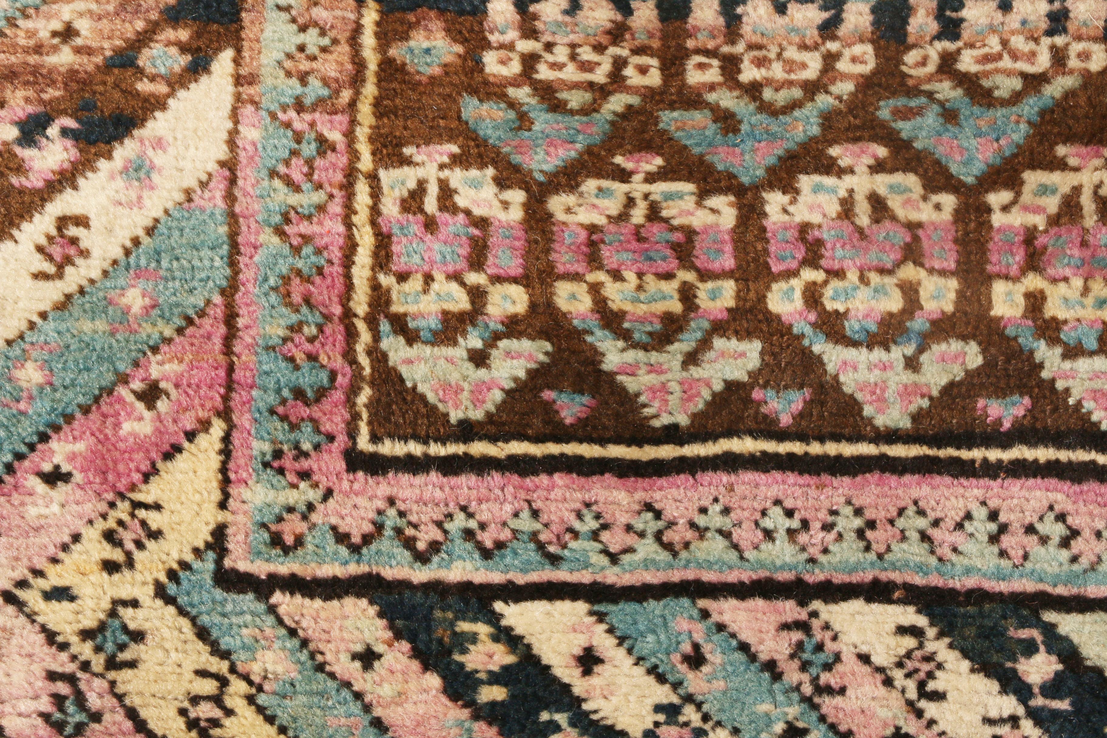 Late 19th Century Russian Antique Karabagh Runner Rug by Rug & Kilim For Sale