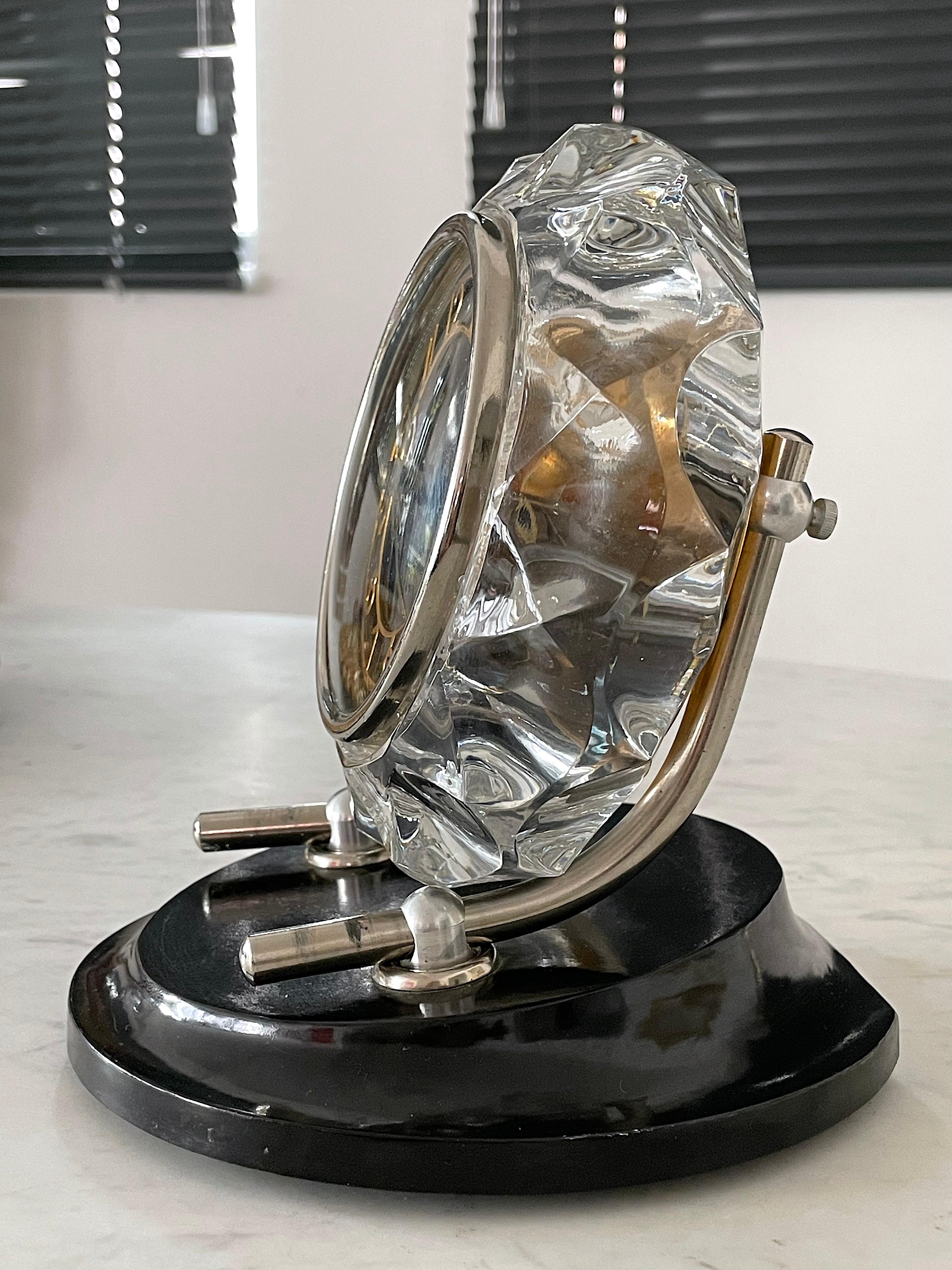 Albanian Russian Art Deco Style Mayak Clock
