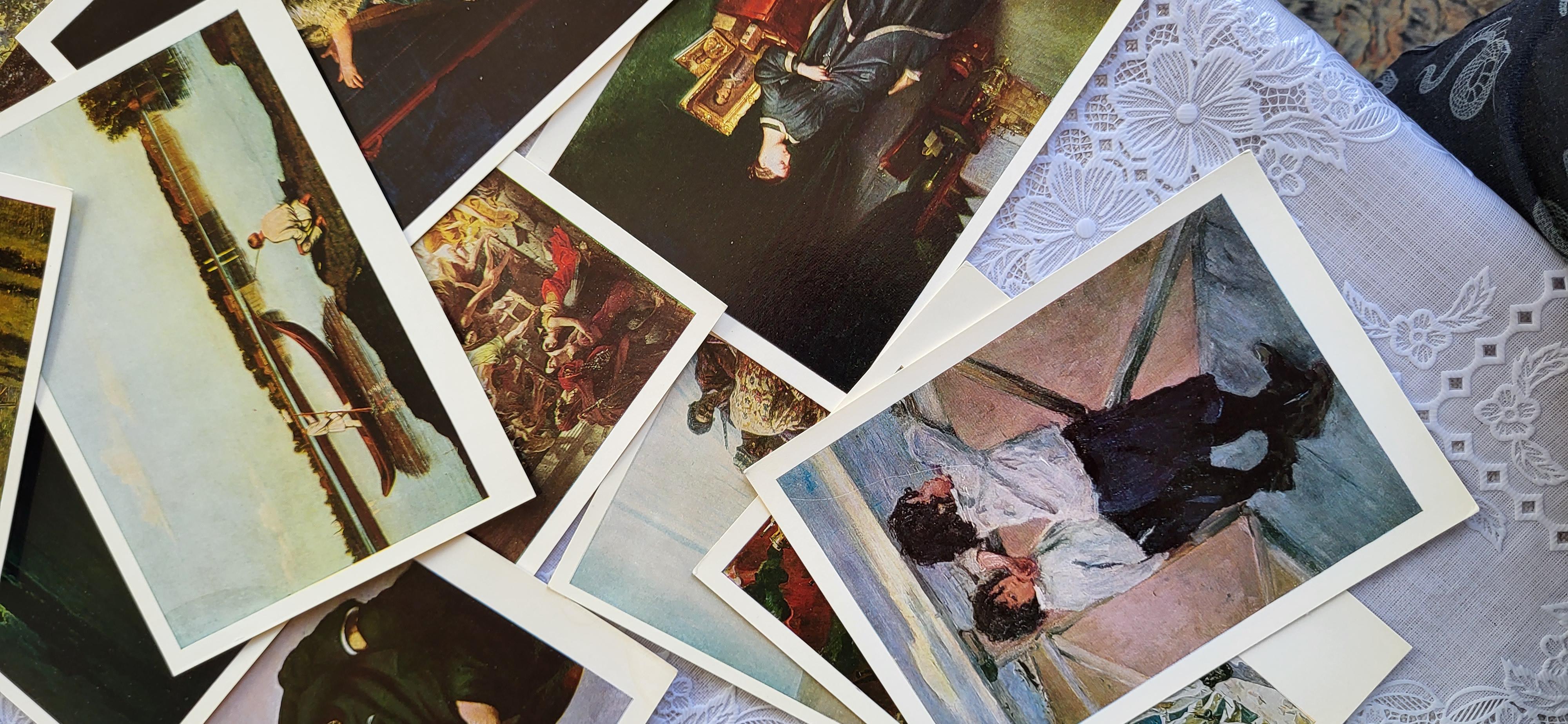 Héritage de l'art russe : Cartes postales anciennes du Musée national russe 'circa 1978, 1j04 en vente 1