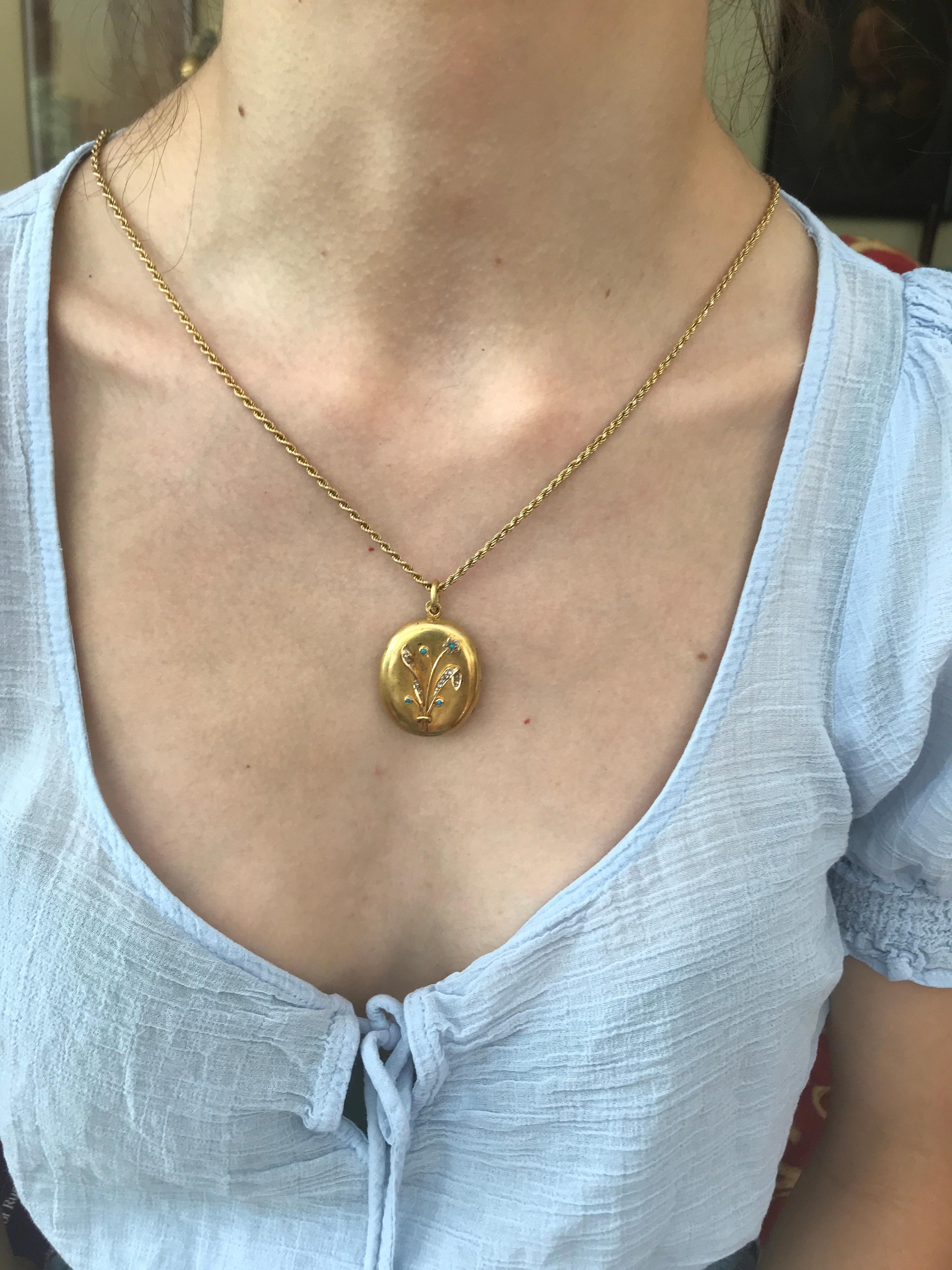 original gold locket