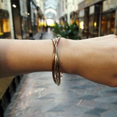 Bangle russo in oro 18ct a tre colori
