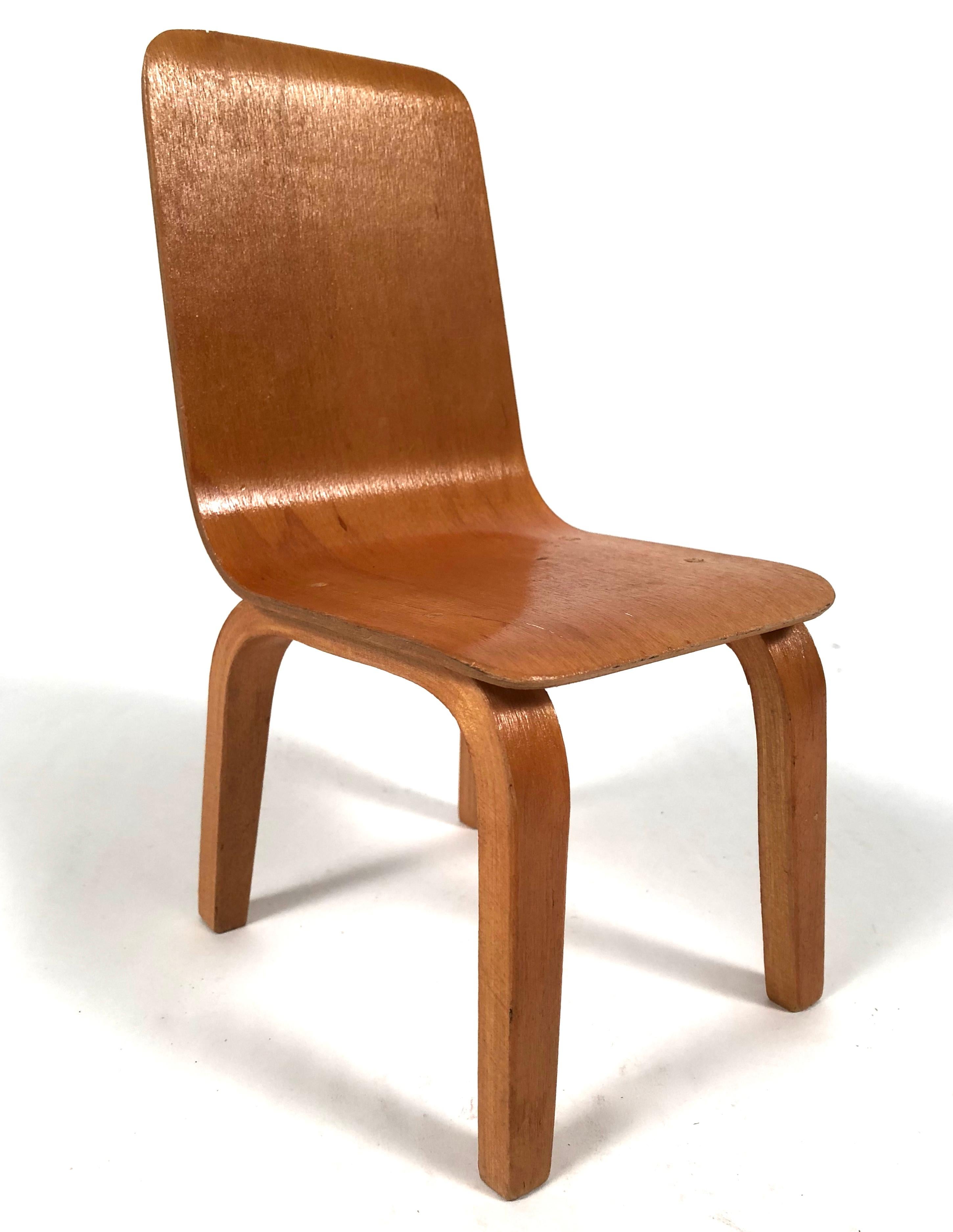 Mid-Century Modern Russian Bentwood Chair Salesman's Model