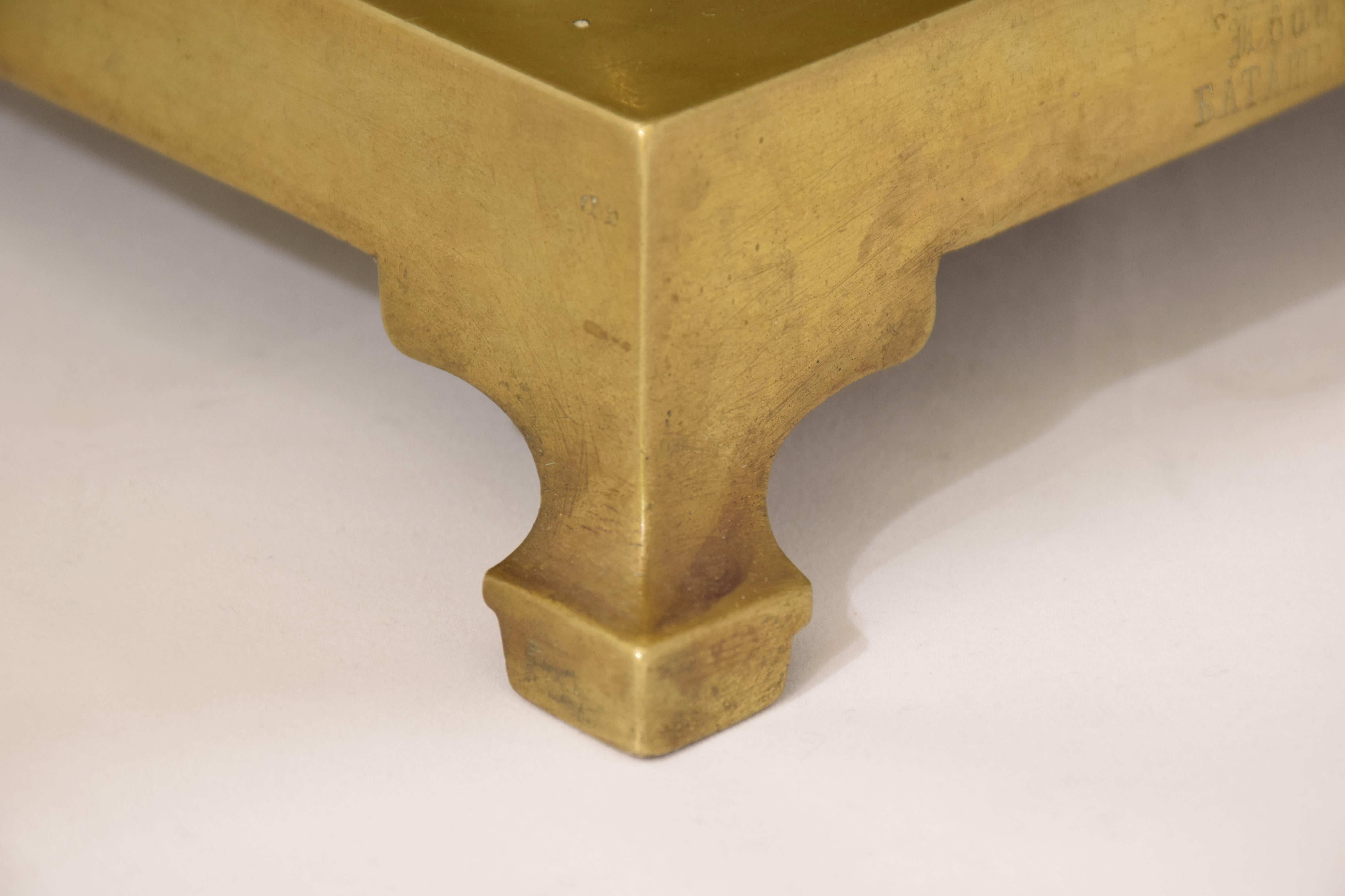 Russian Brass Samovar 19th Century Brass For Sale 7