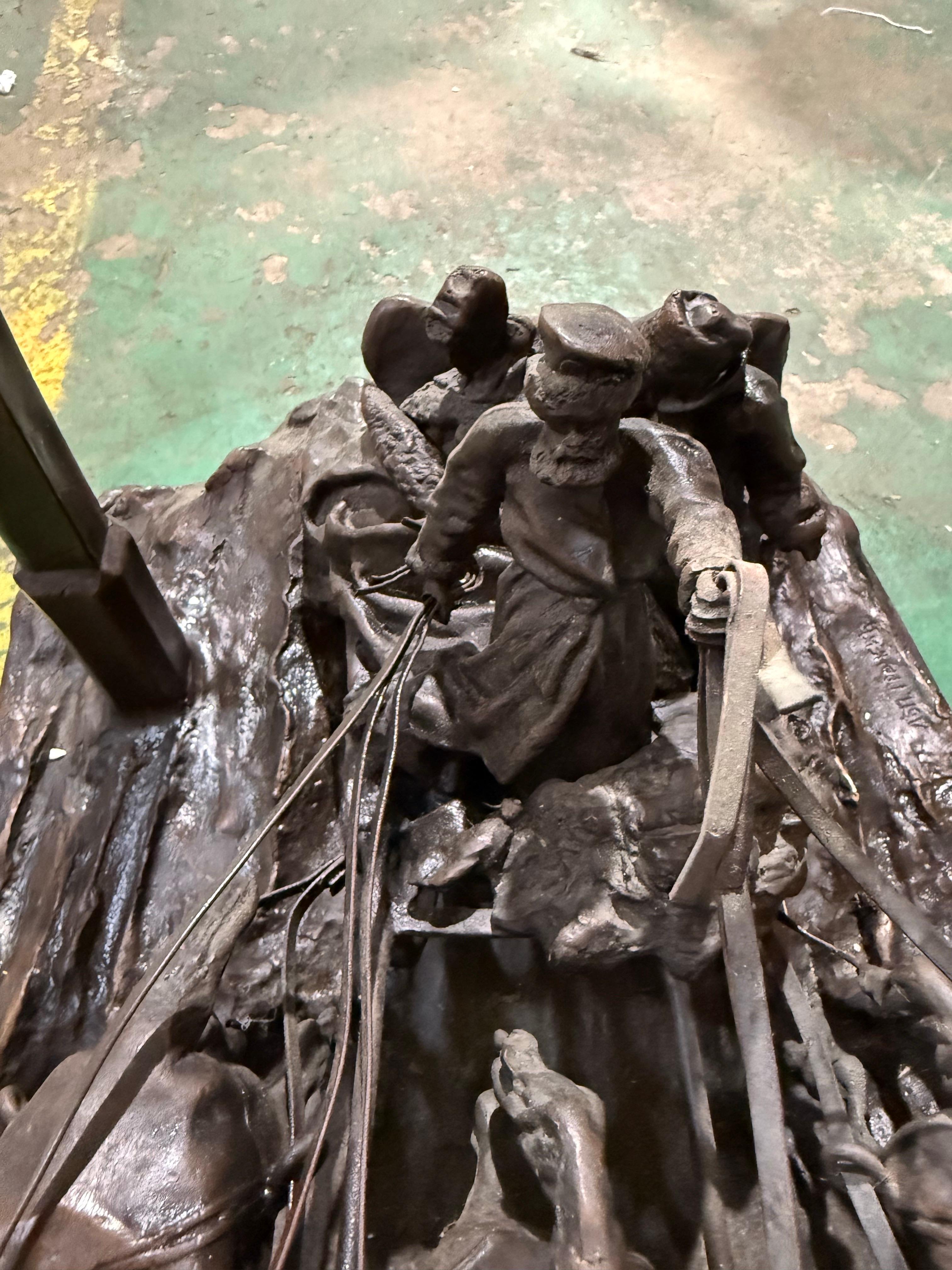 Europeo Scultura russa in bronzo a forma di troika - Dopo Vasily Grachev in vendita