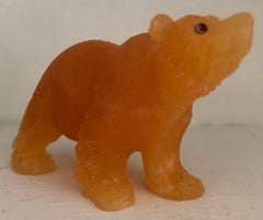 Russian Carved Hardstone Bear