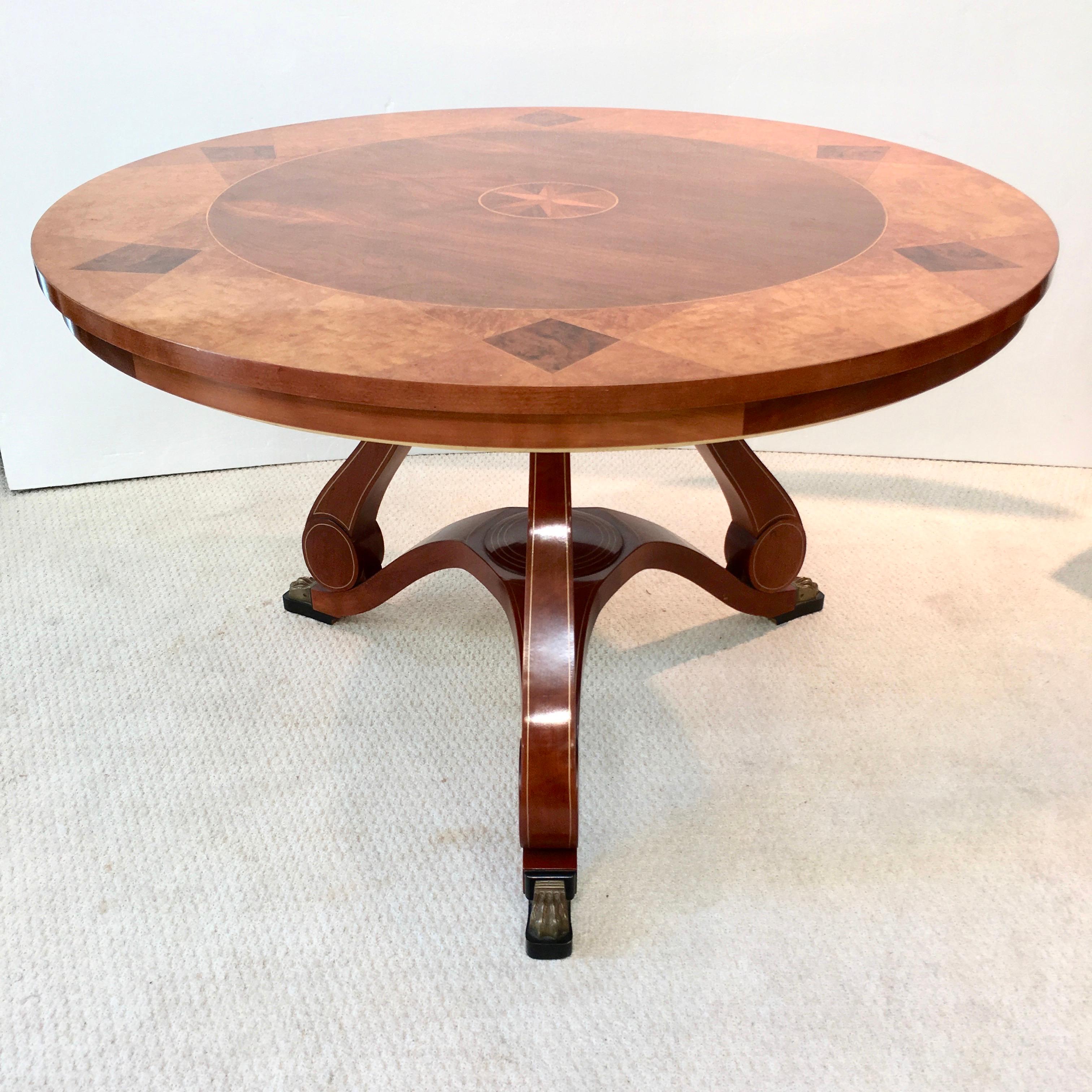 American Russian Center Table by John Widdicomb