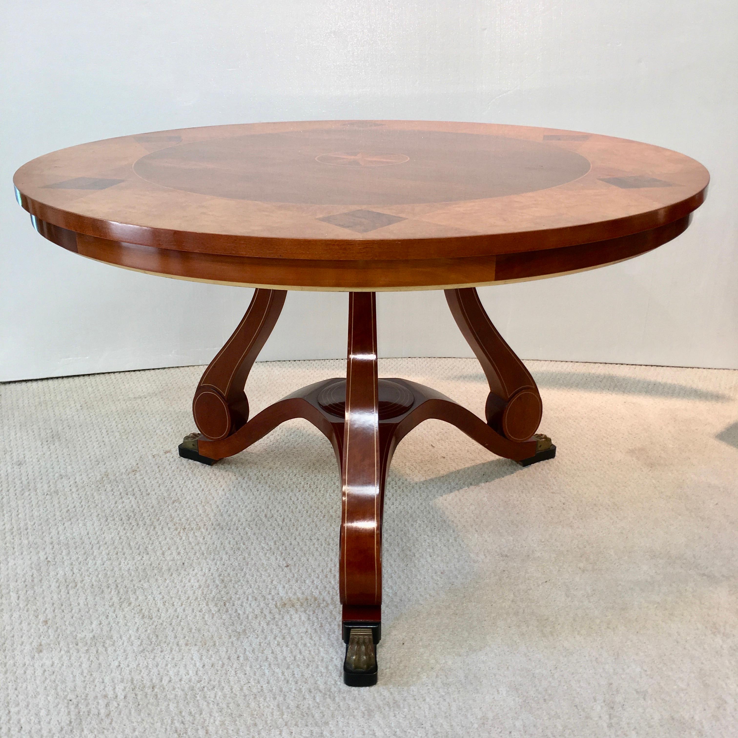 Russian Center Table by John Widdicomb In Good Condition In Hanover, MA