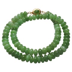 Russian Chatoyant Jade Necklace
