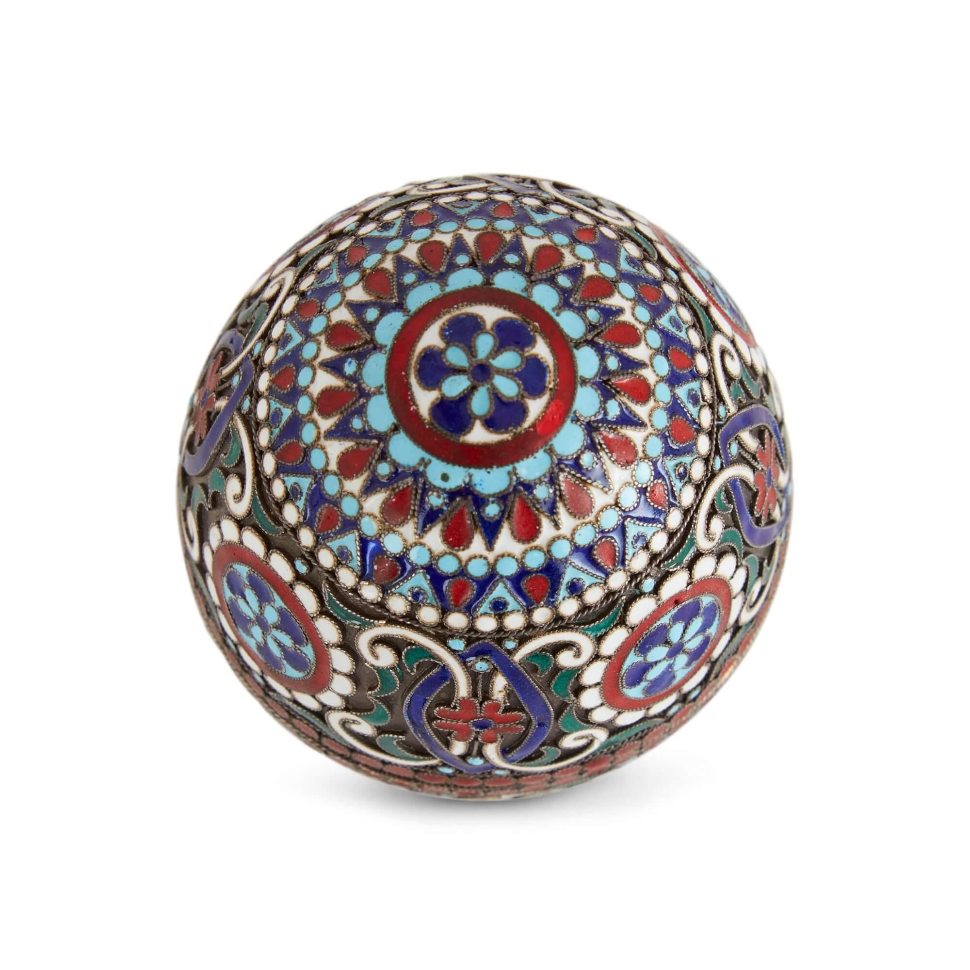 russian cloisonne enamel