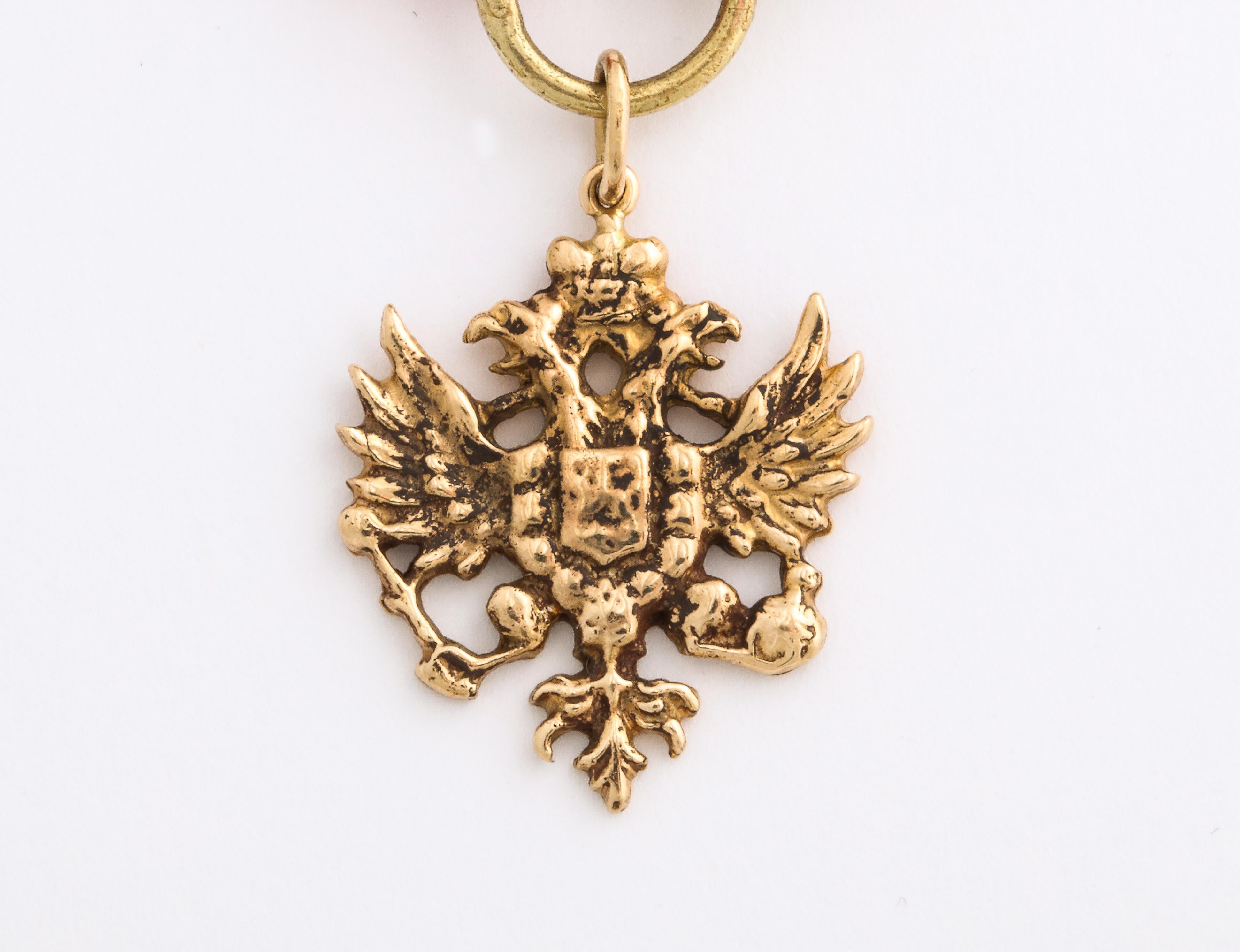 Bead Russian  Imperial-era Coral Gold Link Bracelet, circa 1890