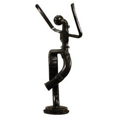 Russische Tänzerin Zeitgenössische Bronze-Skulptur in Schwarz 2013 von Jerry Ross Barrish