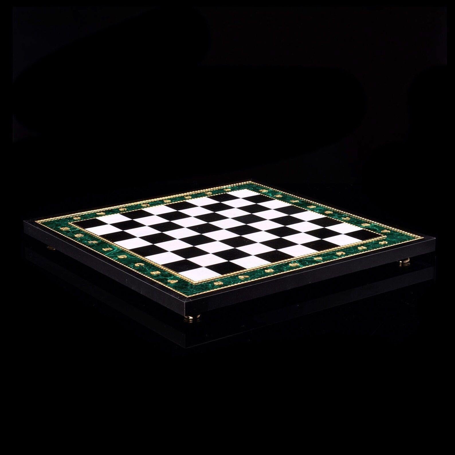 emerald chess set