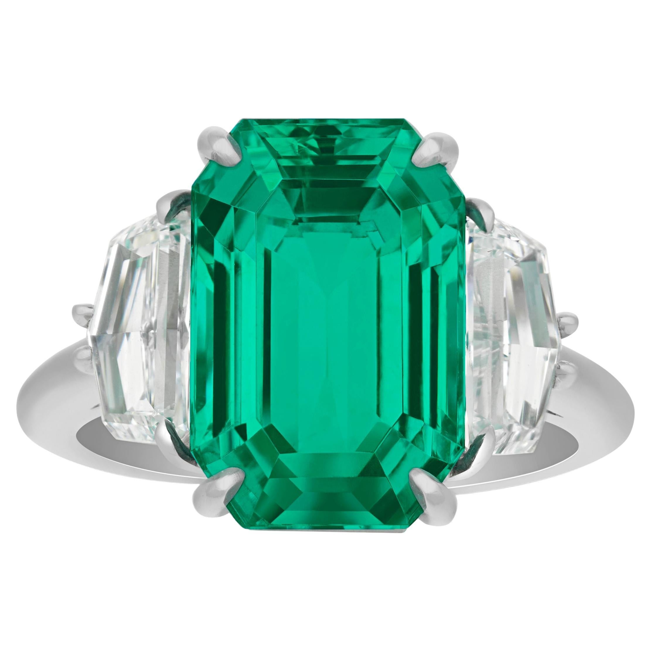 Russian Emerald Ring, 7.16 Carats