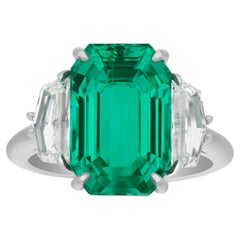 Russian Emerald Ring, 7.16 Carats