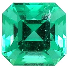 Russian Emerald Ring Gem 0.28 Carat Weight GIA Certified