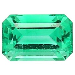 Russian Emerald Ring Gem 0.52 Carat Weight ICL Certified