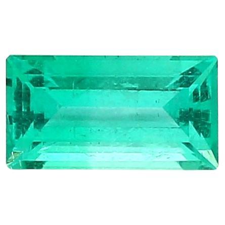 Russian Emerald Ring Gem 0.7 Carat Weight ICL Certified